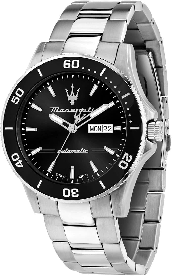 Maserati Competizione Mens Automatic Watch R8823100002 Stainless Steel 43mm Dial