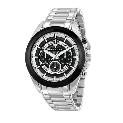 Maserati Traguardo Men's Chronograph Watch R8873612059 Stainless Steel 45mm Dial