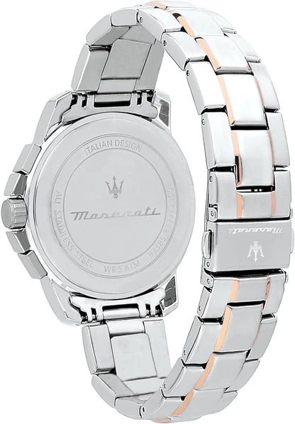 Maserati Mens Successo Quartz Chronograph Watch R8873621008 Stainless Steel 44mm