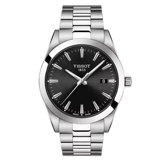 Tissot Carson Premium Quartz Black Dial Stainless Steel Watch T127.410.11.051.00