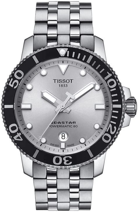 Tissot Seastar 1000 Powermatic T120.407.11.031.00 Silver Dial Men’s Diver Watch