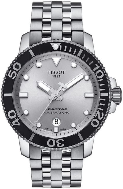 Tissot Seastar 1000 Powermatic T120.407.11.031.00 Silver Dial Men’s Diver Watch