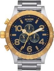 Nixon Mens Quartz Blue Dial Chronograph Watch A083-1922 51mm
