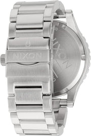 Nixon Chrono A083-000 Mens Analogue Quartz Watch Stainless Steel Black Dial 51mm