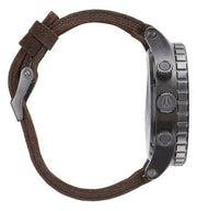 Nixon Mens 51-30 Chrono Analogue Quartz Watch A124-2388 Leather Strap 51mm Dial