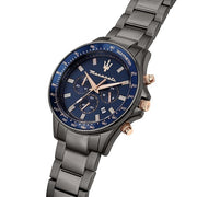 Maserati Sfida Mens R8873640001 Analog Blue Dial 44mm