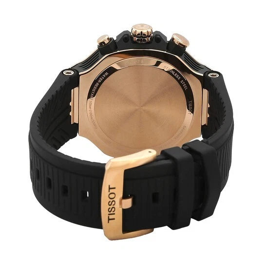 NEW Tissot PRC200 Chronograph Men’s Swiss Quartz Watch Black Dial T1414173705100