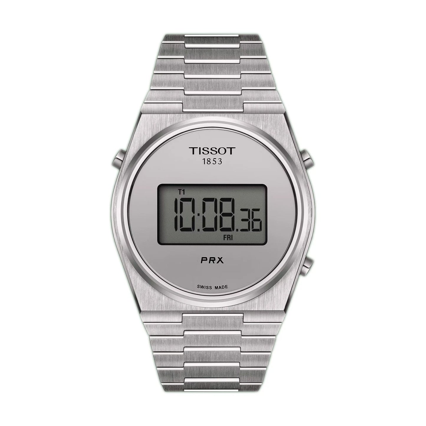NEW Tissot PRX Digital 40mm Silver Dial Men’s Watch Steel Bracelet T137463110300
