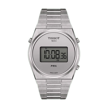 NEW Tissot PRX Digital 40mm Silver Dial Men’s Watch Steel Bracelet T137463110300