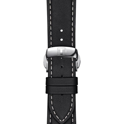 Tissot PRX Quartz Black Dial Brown Leather Strap 40mm Watch T127.410.16.051.00