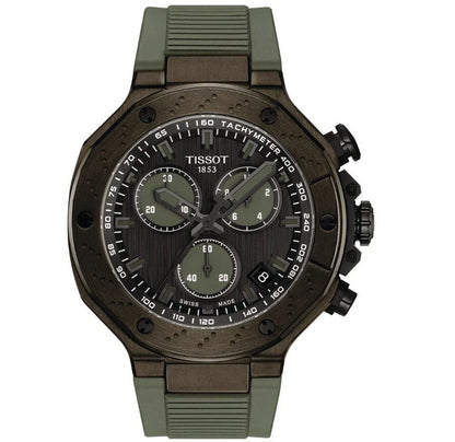 Tissot T-Race Chronograph Quartz Grey Dial 45mm Men's Watch T141.417.37.061.02