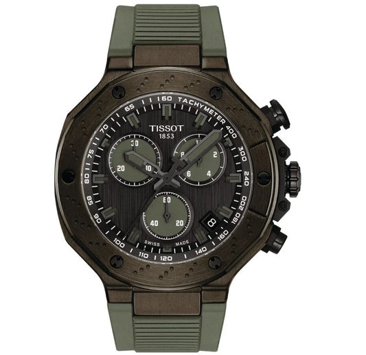 Tissot T-Race Chronograph Quartz Grey Dial 45mm Men's Watch T141.417.37.061.02