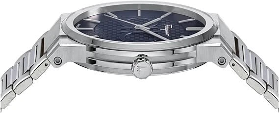 Salvatore Ferragamo Men’s Blue Dial Stainless Steel Quartz Watch SFHP00620