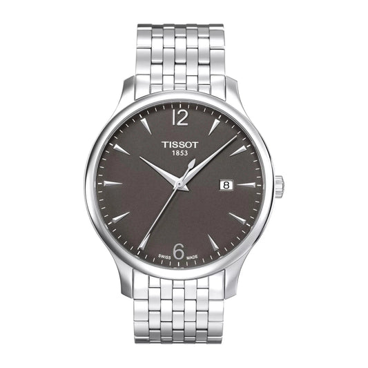 Tissot Tradition T063.610.11.067.00 Gray Dial Quartz Men's Watch New