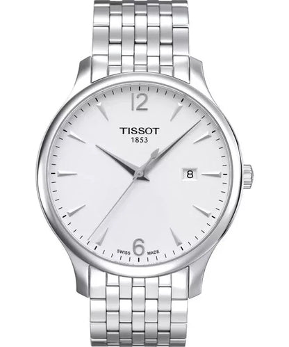 Tissot Tradition Quartz Silver Dial Stainless Steel Watch T063.610.11.037.00