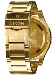 Nixon 48-20 Chrono Gold Tone Dial Quartz Watch A486-502 Stainless Steel 48mm