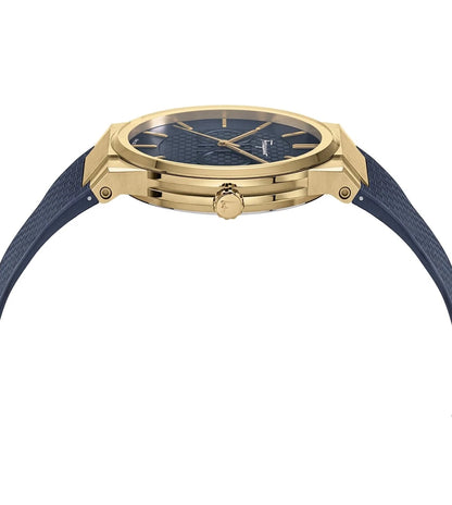Ferragamo Sapphire Blue Dial Blue Rubber Swiss Quartz Men’s Watch SFHP00220