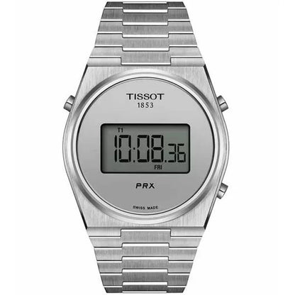 NEW Tissot PRX Digital 40mm Silver Dial Men’s Watch Steel Bracelet T137463110300