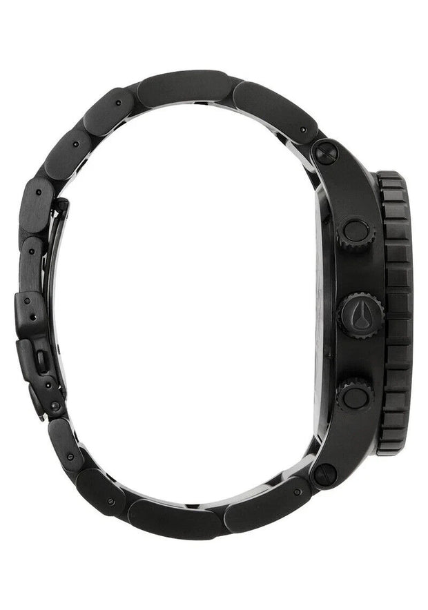 Nixon Mens Quartz Chronograph Black Watch A083-957 51mm Dial