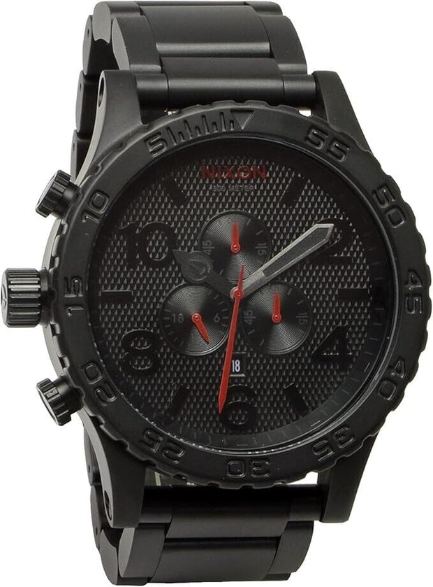 Nixon Mens Chrono Analogue Quartz Watch A083-2298 Stainless Steel 51mm Dial
