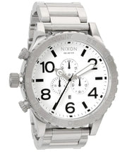 Nixon Mens Analogue Quartz Watch A083-100 White Dial 51mm