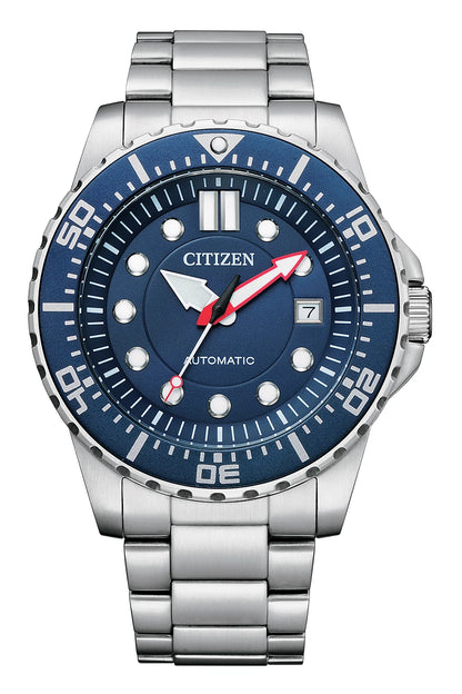 Citizen Automatic Blue Dial Stainless Steel Men’s Watch NJ0121-89L