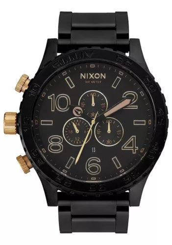 Nixon 51-30 Chronograph A083-1041 Men's Quartz Watch Stainless Steel 51mm Dial