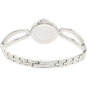 Bulova Crystal Collection Mother of Pearl Dial Silver Steel Strap Watch for Women - 96L223