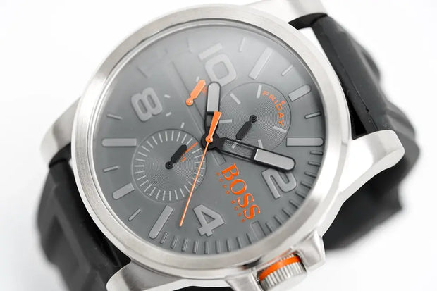 HUGO BOSS® Orange Men’s Quartz Grey Dial Sports Watch - Model 1550007