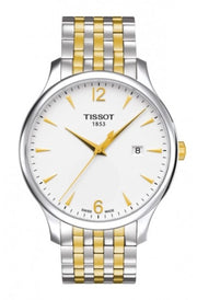 Tissot - T063.610.22.037.00 Tradition Quartz 42 Stainless Steel - Yellow Gold / Silver / Bracelet