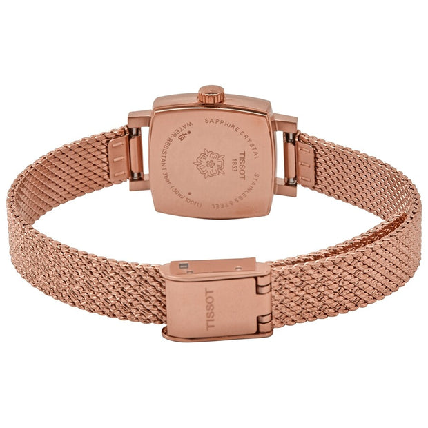 Tissot  Lovely Square Diamond Rose Dial Ladies Watch T058.109.33.456.00