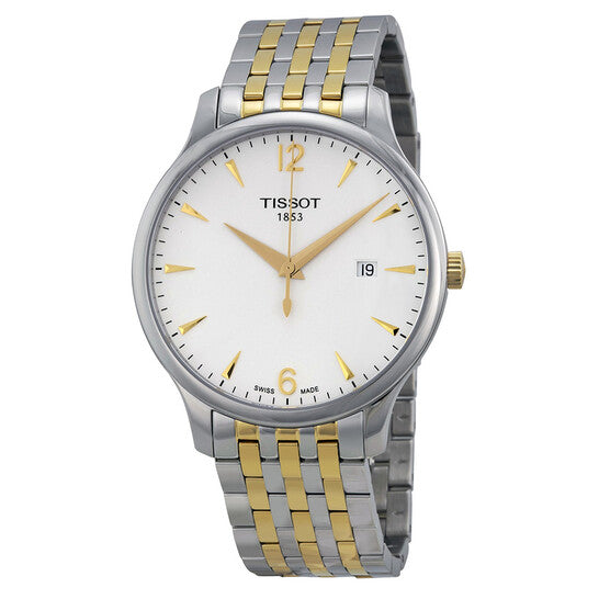 Tissot - T063.610.22.037.00 Tradition Quartz 42 Stainless Steel - Yellow Gold / Silver / Bracelet