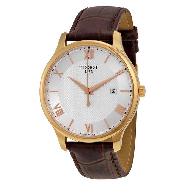 Tissot  Tradition Gents Quartz Silver Dial Men's Watch  T063.610.36.038.00