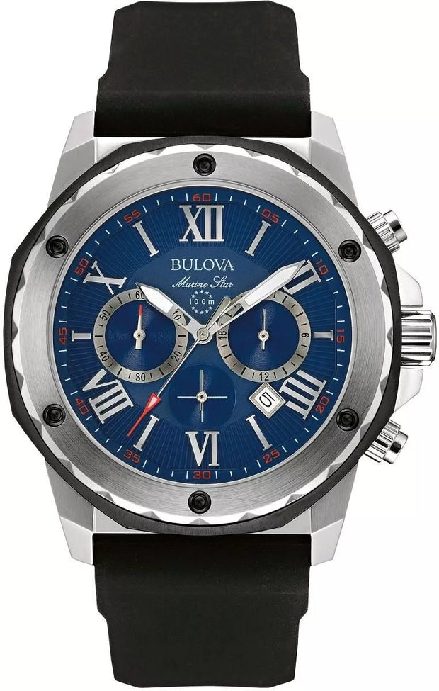 98B258 Bulova Marine Star Chronograph Men's Watch 44mm